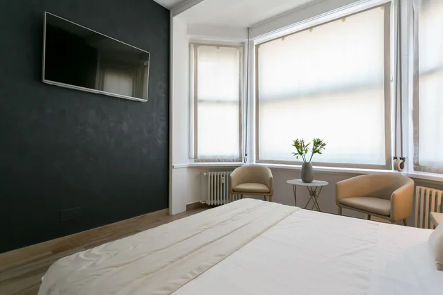 شقة ديلوكس بسرير كوين مع أريكة بحوض جاكوزي، Aparthotel Durini 8/10
