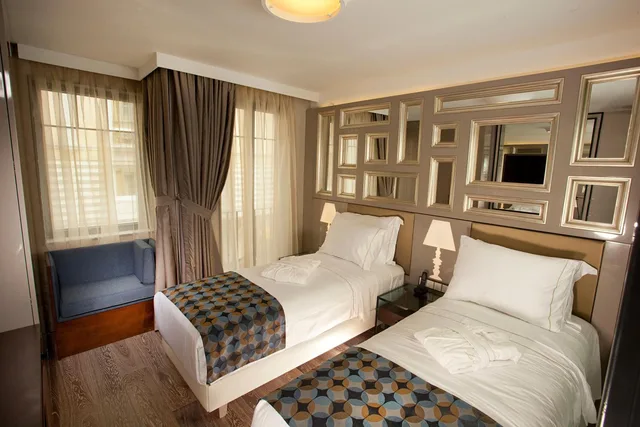 غرفة كلوب بسرير مزدوج أو سريرين منفصلين، La Villa Hotel 3/6