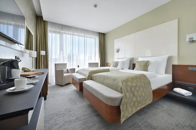 غرفة ديلوكس بسرير مزدوج بشرفة، Wellness Hotel Diamant (ex Relaxacni A Regeneracni Centrum) 5/10
