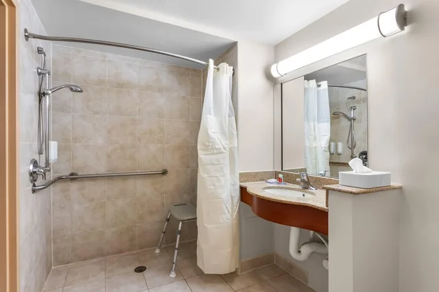 غرفة بسرير كينج لذوي الإعاقة، Econo Lodge Woodbridge 4/6