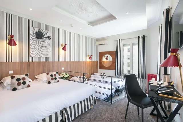 غرفة بريستيج بسرير كينج وسرير مزدوج، Best Western Plus Hotel Brice Garden 10/10