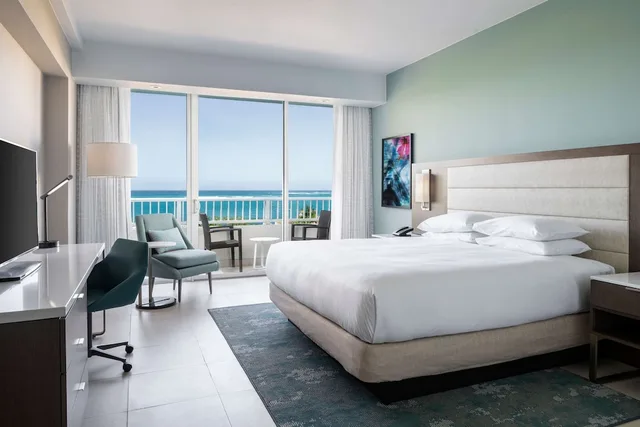 Room, King Bed, Ocean View, Garden Wing، Caribe Hilton 2/3