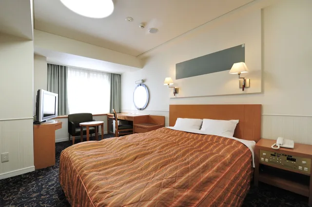 غرفة بسرير كوين بإطلالة على النهر في الملحق، Hotel Global View Kushiro 3/5