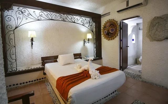 غرفة قياسية بسرير مزدوج، Xbalamque Resort and Spa 3/7