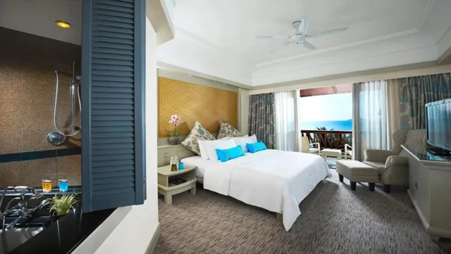 غرفة ديلوكس بسرير مزدوج أو سريرين منفصلين بإطلالة على البحر، The Magellan Sutera Resort 3/3