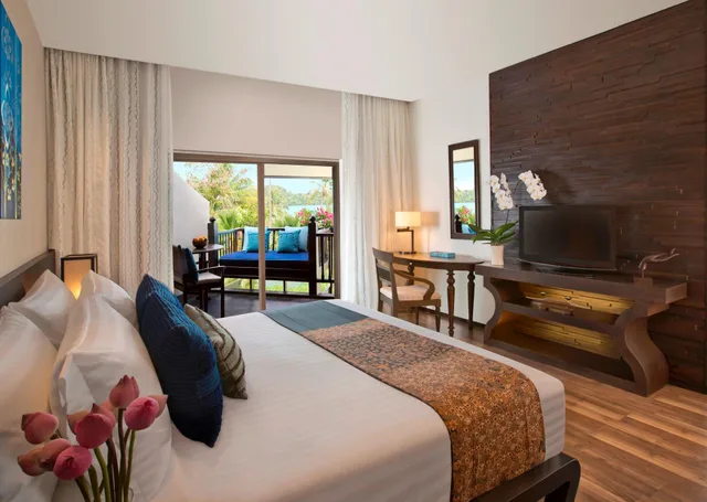 غرفة بسرير مزدوج أو سريرين منفصلين بإطلالة على الحديقة، Anantara Bophut Koh Samui Resort 1/1