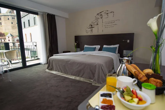 غرفة حصرية بسرير كينج بشرفة، Best Western Plus Villa Saint Antoine Hotel & Spa 5/7