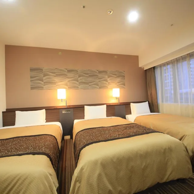 غرفة بريميوم ثلاثية، Vessel Inn Sapporo Nakajima Park 1/5