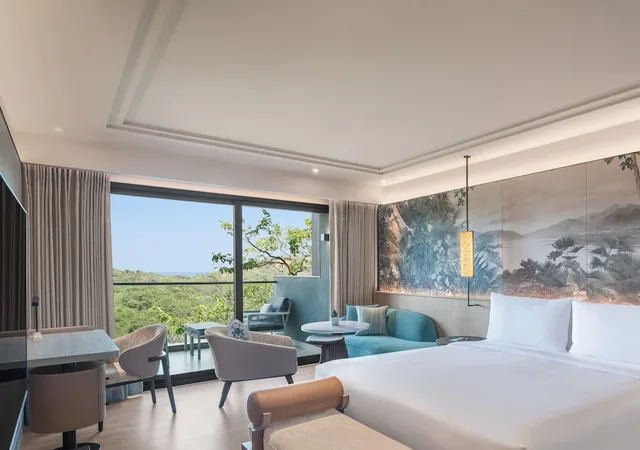 جناح فاخر بسرير كينج بإطلالة على الحديقة، JW Marriott Goa Vagator 2/6