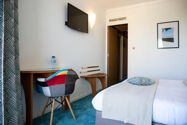 غرفة بسرير مزدوج بشرفة، Grand Hotel Du Lido 6/10