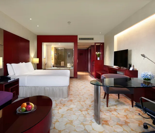جناح بسرير كينج بغرفة نوم واحدة، Hilton Guangzhou Science City 1/2