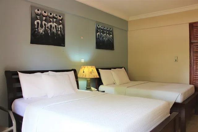 غرفة غراند بسريرين كوين، Bojo Beach Resort 2/6