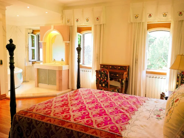 غرفة ديلوكس بسريرين منفصلين بإطلالة على الحديقة، Sintra Marmoris Palace 2/10