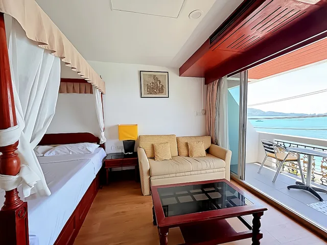غرفة ديلوكس بسرير كينج بإطلالة على البحر، The Orchid Hotel And Spa Kalim Bay 6/10