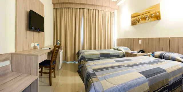 غرفة ديلوكس بسريرين منفصلين، Hotel Estacao 101 1/3