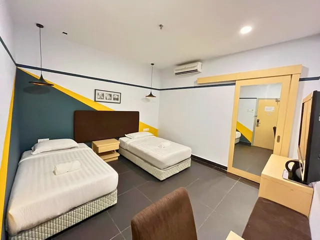 غرفة بسريرين منفصلين، Sky Hotel Selayang 1/1