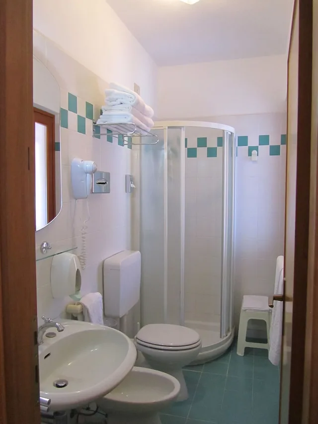 غرفة قياسية بسرير مزدوج مع سرير إضافي، Hotel Montemerlo 4/4