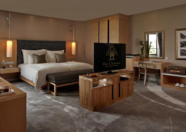 غرفة بريميير بسرير مزدوج أو سريرين منفصلين، The Chateau Spa & Wellness Resort 3/3