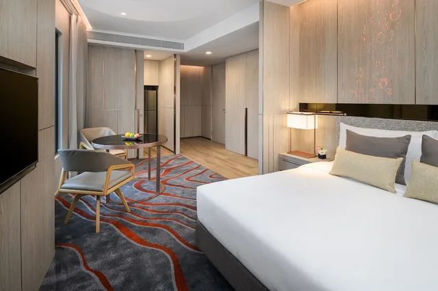 غرفة بريميير ركنية بسرير كينج، Hotel Nikko Bangkok 5/6