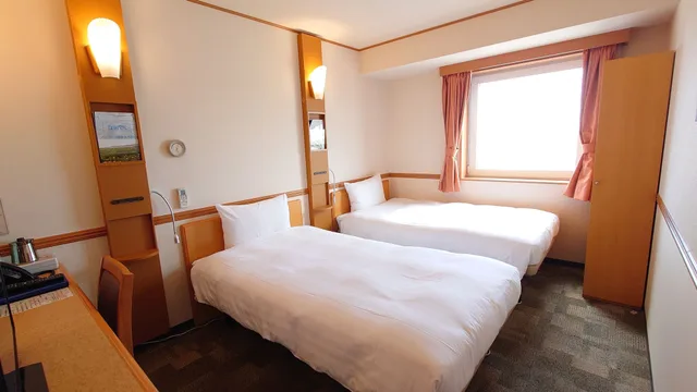غرفة قياسية بسريرين منفصلين، Toyoko Inn Niigata Ekimae 2/3