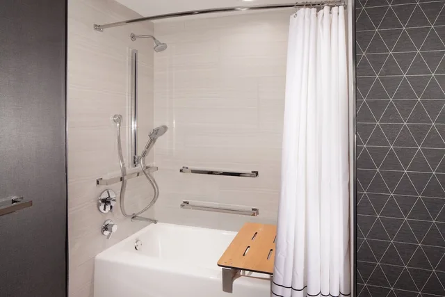 غرفة بسريرين مزدوجين، Fremont Marriott Silicon Valley 3/5