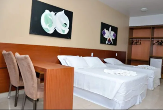 غرفة قياسية ثلاثية بسرير مزدوج وسرير فردي، Barrudada Tropical Hotel 3/5