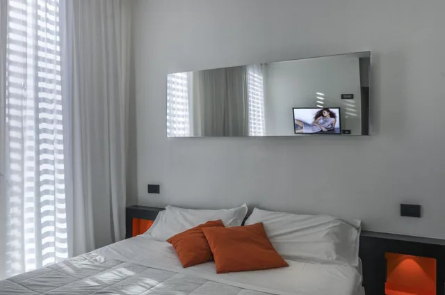 غرفة كومفورت بسرير مزدوج أو سريرين منفصلين، Blue Shades Aparthotel 8/10