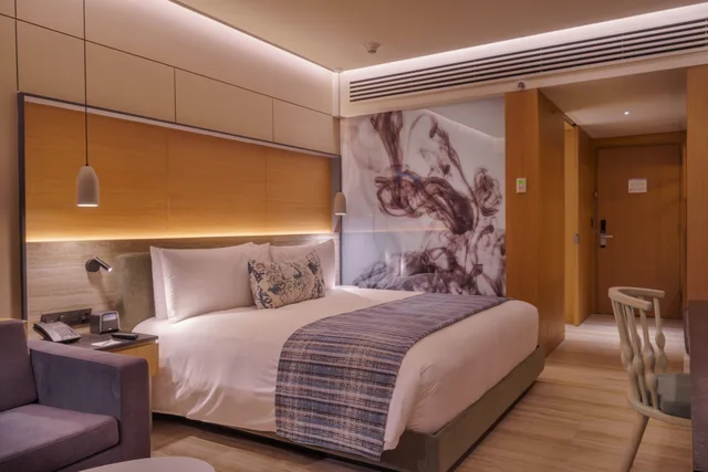 غرفة قياسية بسرير مزدوج، Renaissance Cancun Resort And Marina 1/2