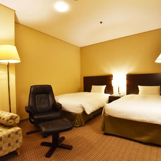 غرفة ديلوكس بسريرين منفصلين، Hotel Nikko Tsukuba (ex. Okura Frontier Tsukuba) 9/10