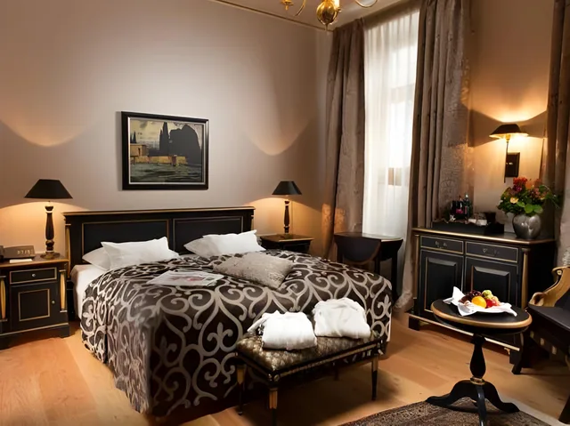 Palais Esplanade, Double Bed، Baseler Hof Hotel 1/2