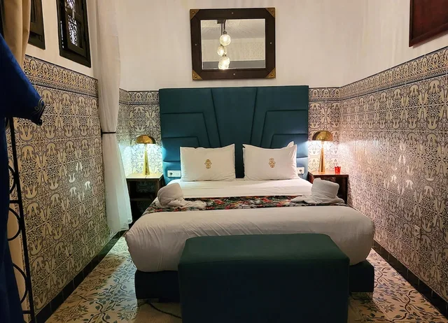 جناح ديلوكس بسرير كوين، Riad Dar Khmissa 3/5