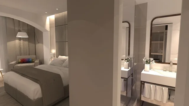 غرفة ديلوكس بسرير مزدوج، Salina Hotel 2/2