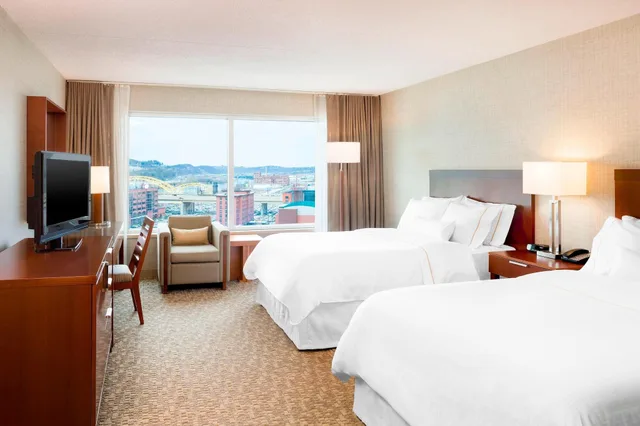 جناح بسريرين مزدوجين بغرفة نوم واحدة، The Westin Pittsburgh 2/3