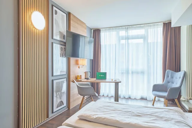 غرفة أساسية مفردة بسرير فردي، eXo Individual Hotel Mannheim - by SuperFly Hotels 8/8