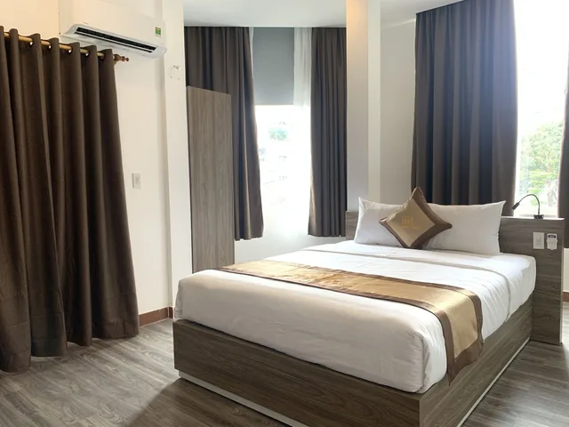 غرفة ديلوكس بسريرين منفصلين بإطلالة على المدينة بغرفتي نوم، Nice Hue Hotel 6/10