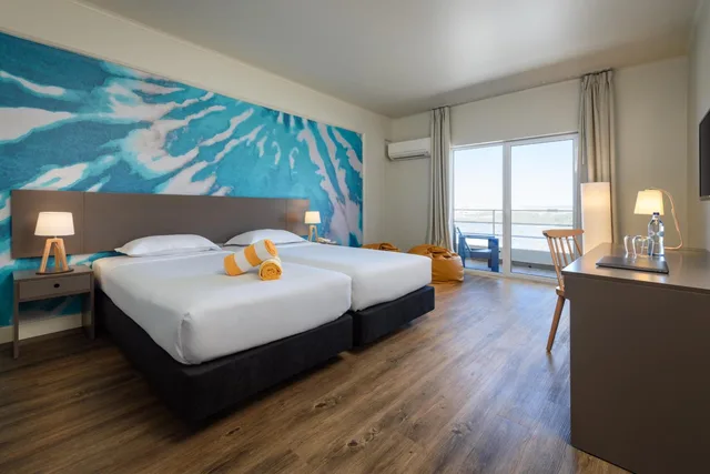 غرفة ثلاثية بإطلالة على المسبح، Star Inn Peniche 4/10