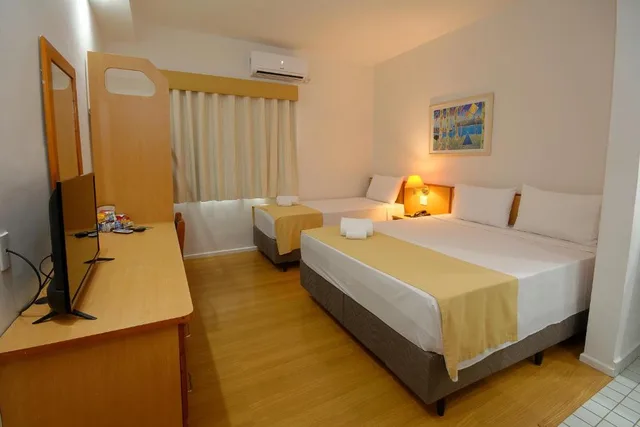 غرفة قياسية ثلاثية بسرير مزدوج، Fenix Hotel Limeira 2/2