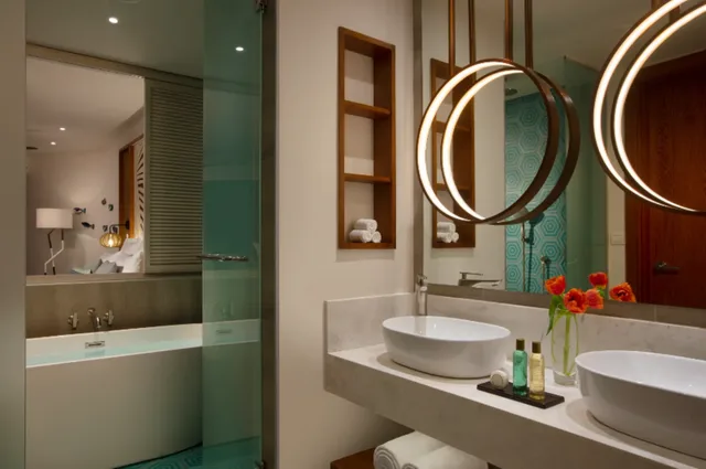 جناح جونيور بسرير مزدوج بإطلالة على البحر، Dreams Macao Beach Punta Cana 3/3