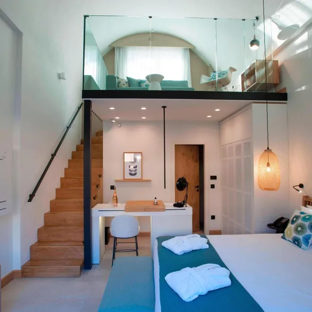 Wellness, Loft, Pool View, Jetted Tub, Domes Noruz Chania, Autograph Collection- Adults Only 4/10