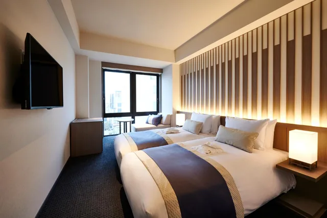 Hollywood, Standard, Twin Beds, Smoking، The Gate Hotel Kyoto Takasegawa by Hulic 1/3