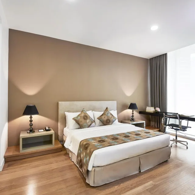 غرفة بريميير بسرير كينج بغرفتي نوم، THE FACE Suites 3/7