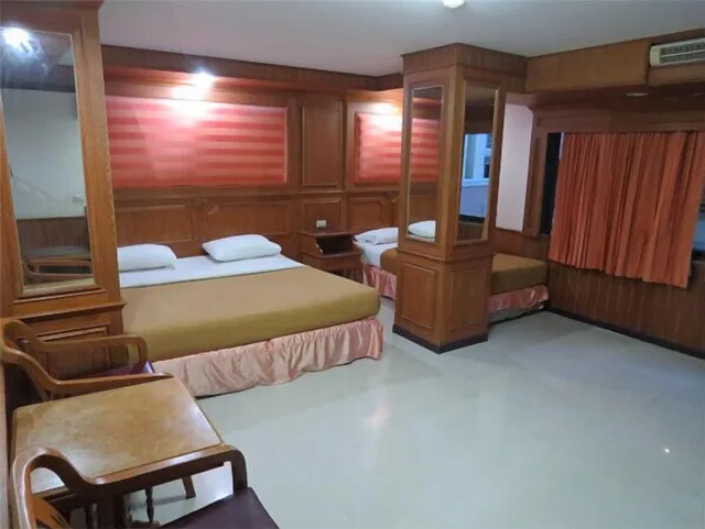 غرفة ثلاثية بسرير مزدوج وسرير فردي، Aa Pattaya Residence 2/3