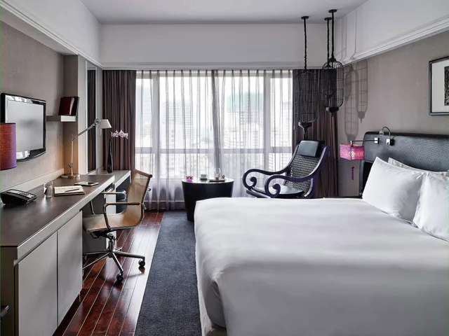 غرفة فاخرة بسرير كينج بإطلالة على المدينة، Sofitel Saigon Plaza Hotel 4/8