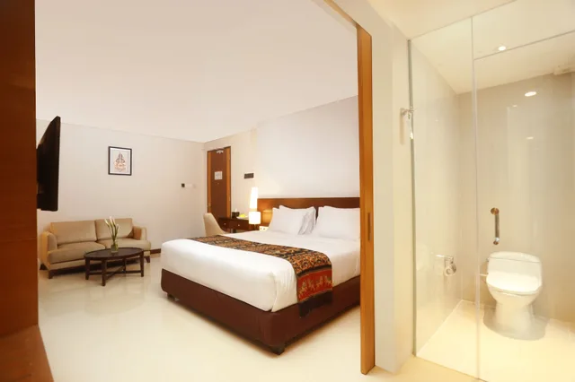 غرفة غراند بسريرين منفصلين، Wimarion Hotel Semarang 5/5