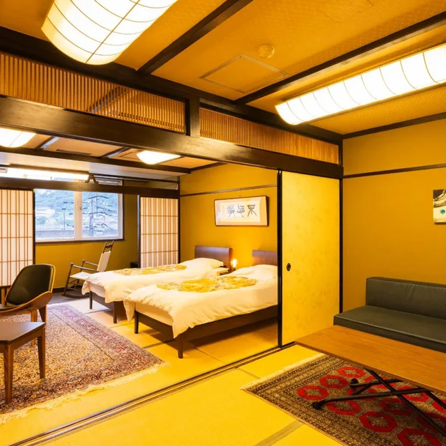 غرفة يابانية سوبيريور بسريرين منفصلين بأرضية تاتامي، Takeo Onsen Kanko Hotel Kyotoya 8/9