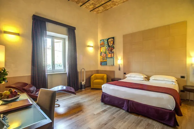 غرفة ديلوكس بسرير كينج، Kolbe Hotel Rome 4/8