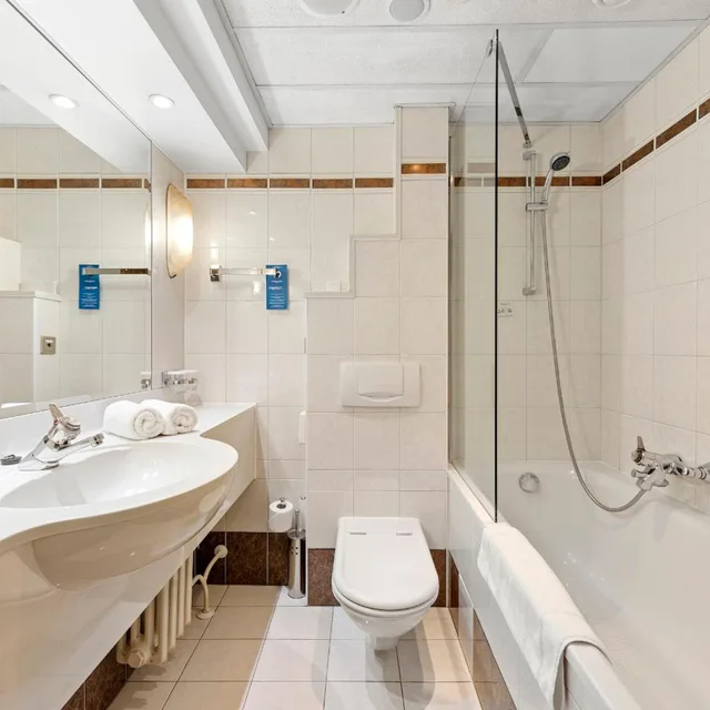 غرفة بريميوم بانورامية بسرير فردي بإطلالة، Panorama Prague Hotel 4/4