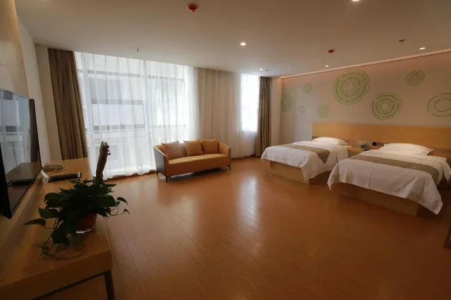 Family, 1 Double and 1 Single Bed, GreenTree Inn Anyang Neihuang County Zaoxiang Avenue 1/3