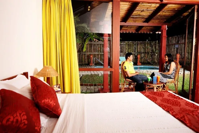 Pool, Bamboo, Villa, Queen Bed، Abad Whispering Palms 3/6