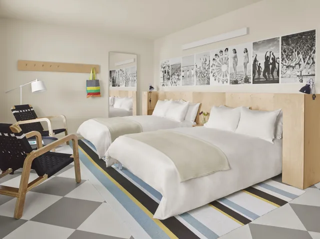 غرفة بسريرين مزدوجين، The Asbury Hotel 1/3